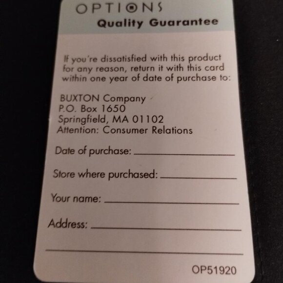 BLACK LEATHER POUCH WALLET (NWT) - Picture 10 of 10